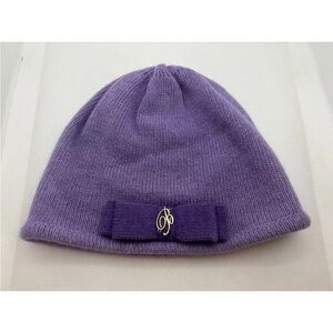 Blumarine Italy Purple Wool Hat Beanie